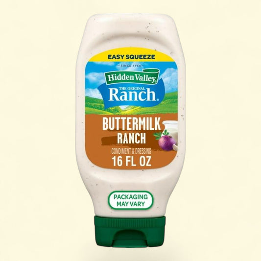 Hidden Valley Buttermilk Ranch Topping and Dressing, 16 oz — authentic US product shipped worldwide by Treatspree