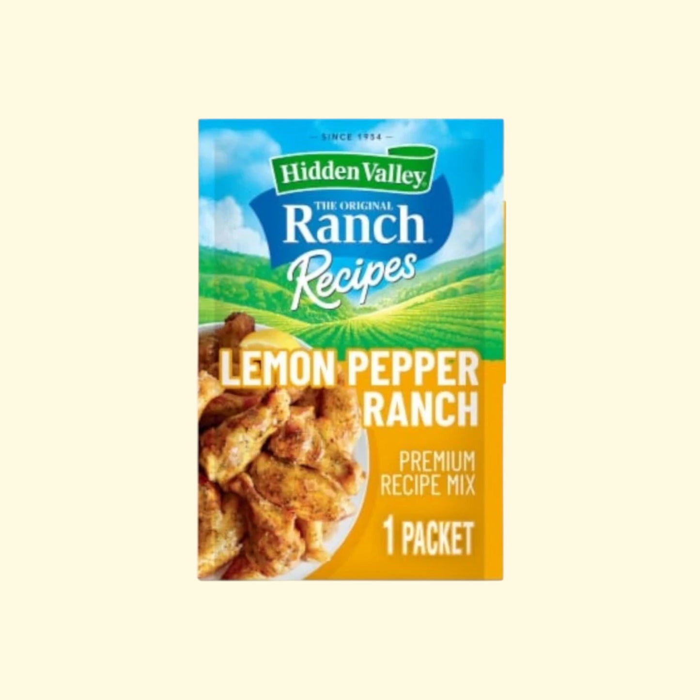 Hidden Valley Lemon Pepper Ranch, 1 packet — authentic US product shipped worldwide by Treatspree