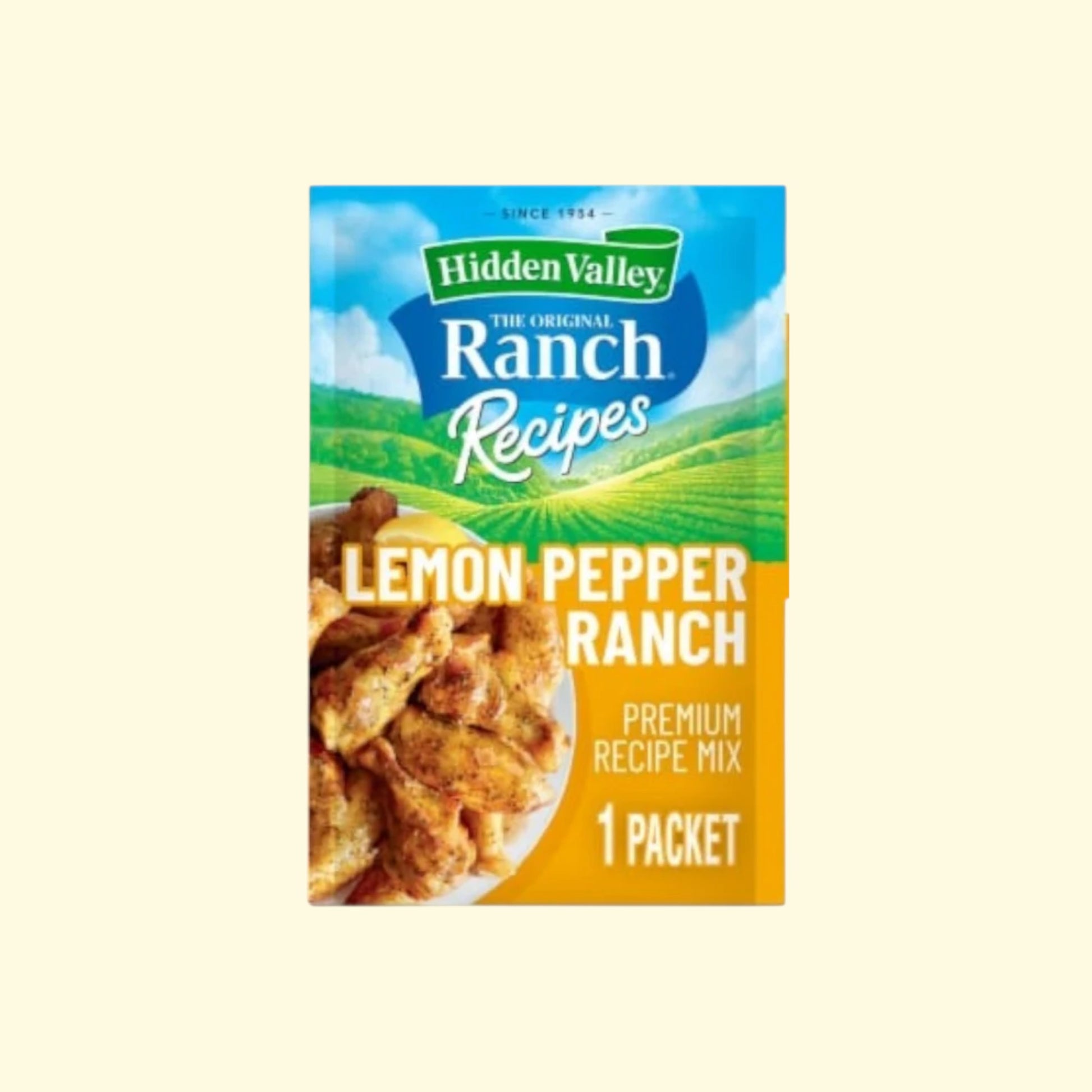 Hidden Valley Lemon Pepper Ranch, 1 packet — authentic US product shipped worldwide by Treatspree