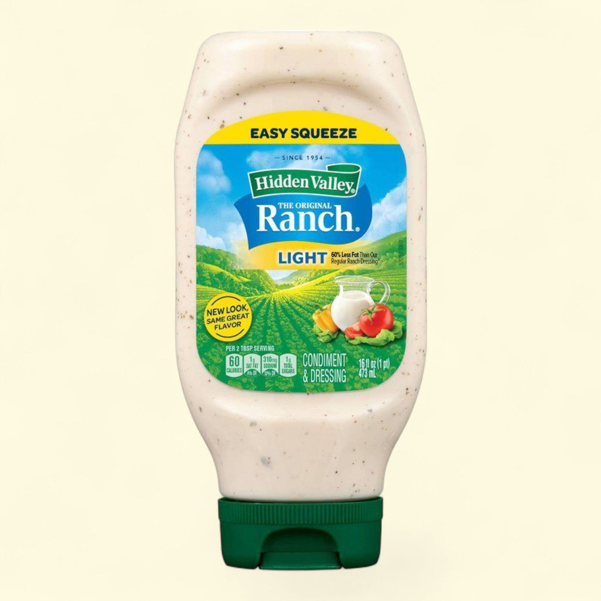 Hidden Valley Original Ranch Light Salad Dressing & Topping, 16 fl oz — authentic US product shipped worldwide by Treatspree