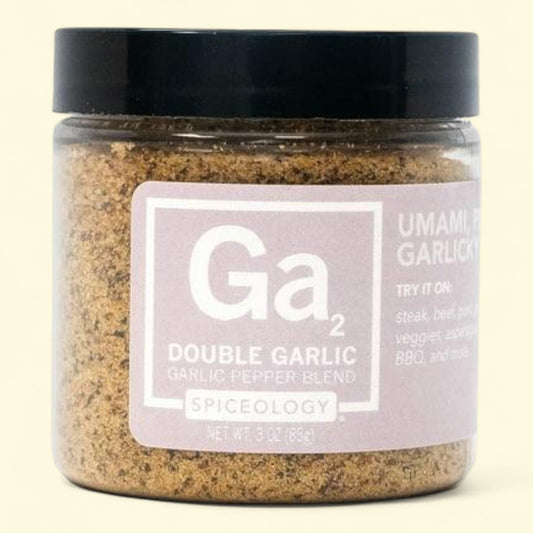 Spiceology Double Garlic Seasoning Blend, 3 oz Jar — authentic US product shipped worldwide by Treatspree