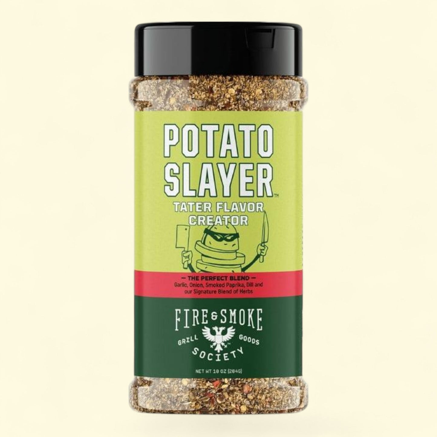 Fire & Smoke Society Potato Slayer Vegetable Seasoning Blend, 10 Ounce — authentic US product shipped worldwide by Treatspree