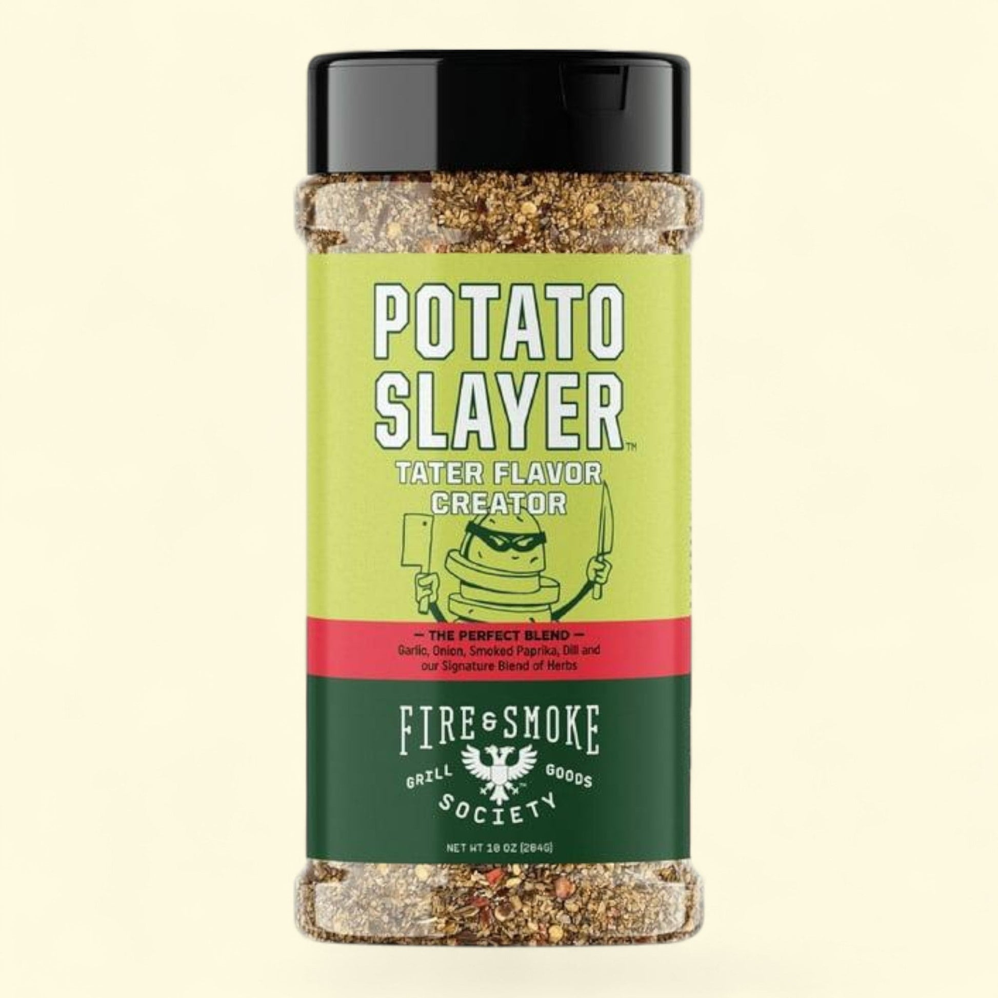 Fire & Smoke Society Potato Slayer Vegetable Seasoning Blend, 10 Ounce — authentic US product shipped worldwide by Treatspree