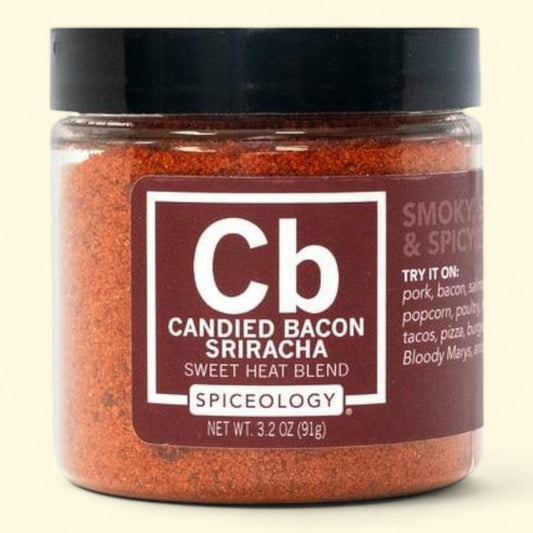 Spiceology Candied Bacon Sriracha Seasoning Blend, 3.2 oz Jar — authentic US product shipped worldwide by Treatspree