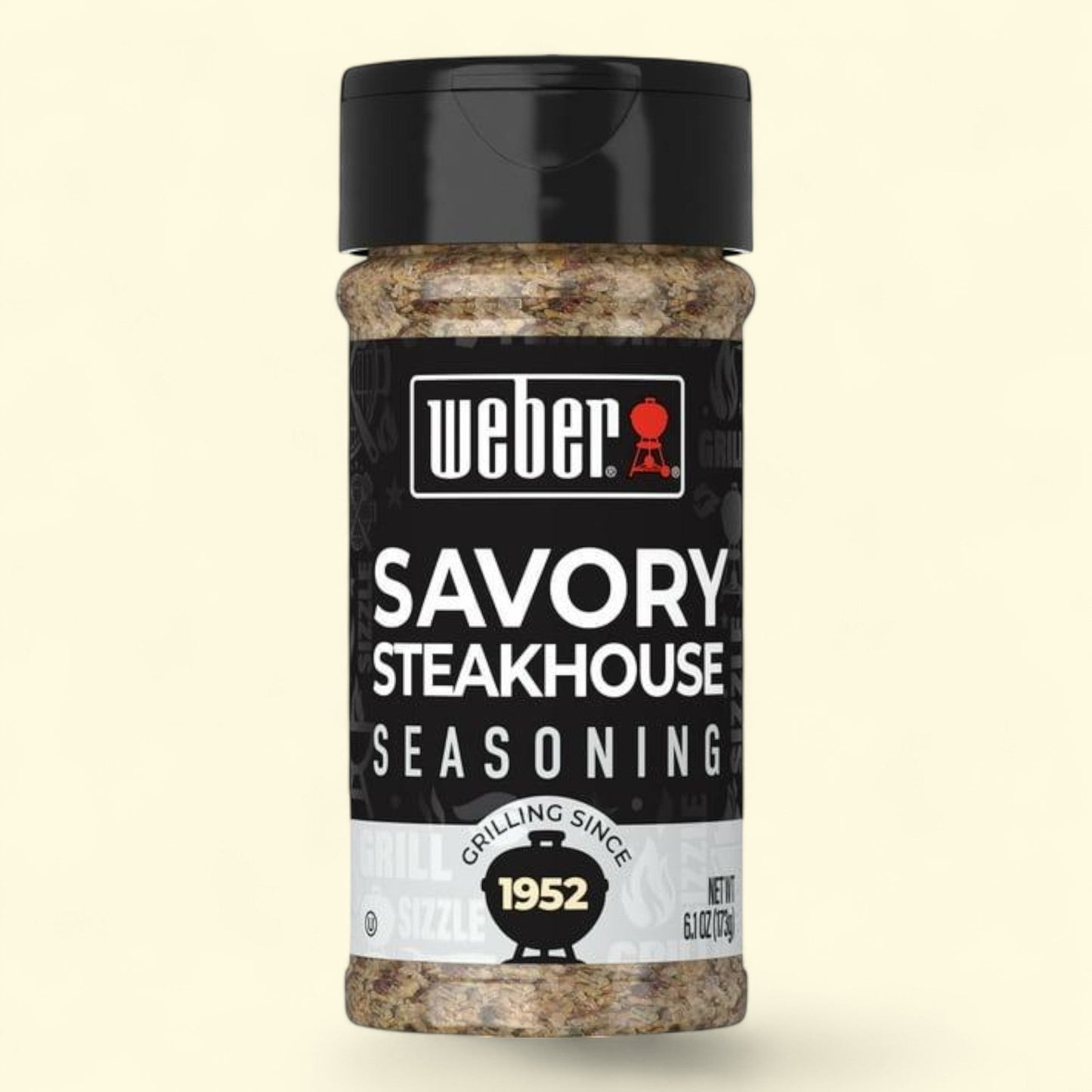 Weber Savory Steakhouse Seasoning Blend, 6.1 oz