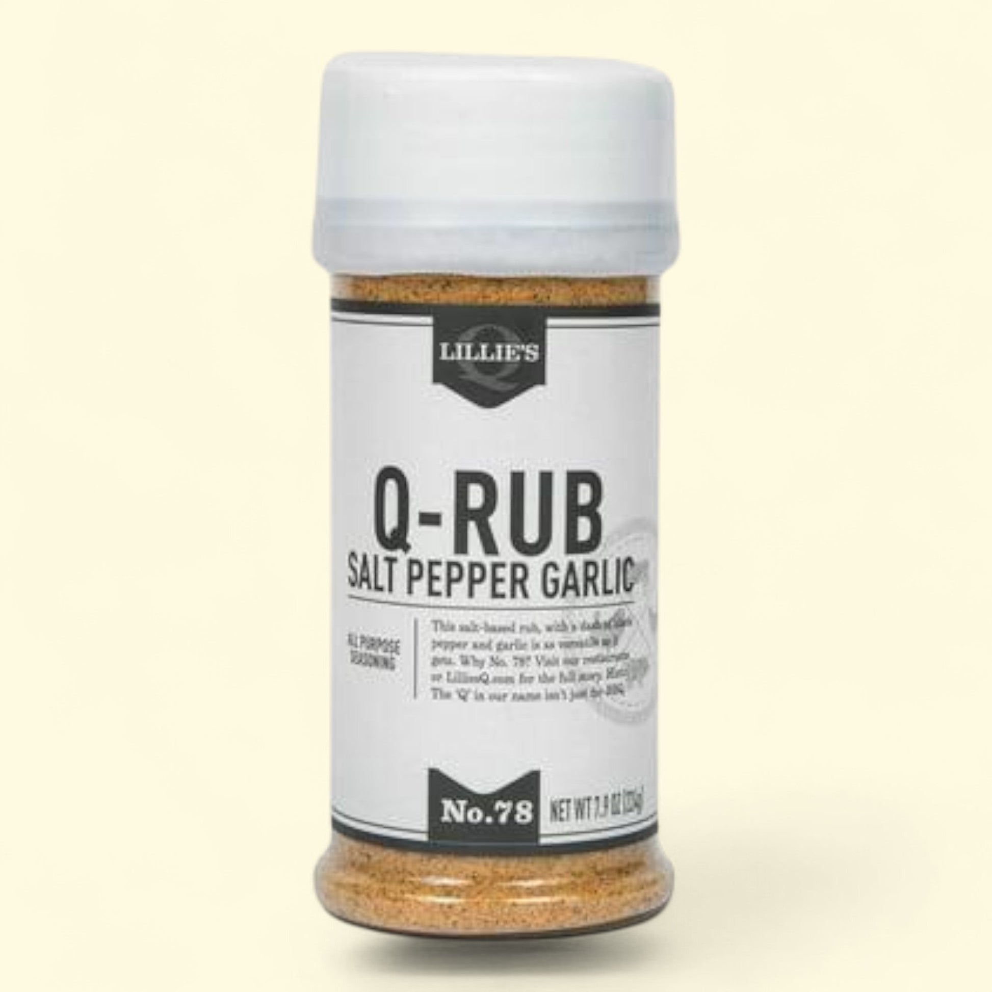 Lillie's Q Q-Rub Seasoning, 7.9 oz — authentic US product shipped worldwide by Treatspree