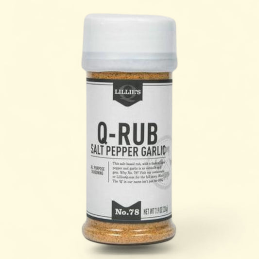Lillie's Q Q-Rub Seasoning, 7.9 oz — authentic US product shipped worldwide by Treatspree