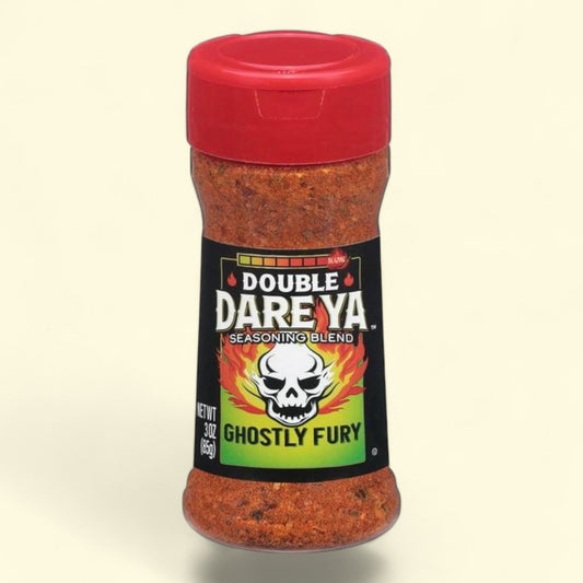 Double Dare Ya Ghostly Fury, Ghost Pepper Seasoning Blend, 3oz — authentic US product shipped worldwide by Treatspree