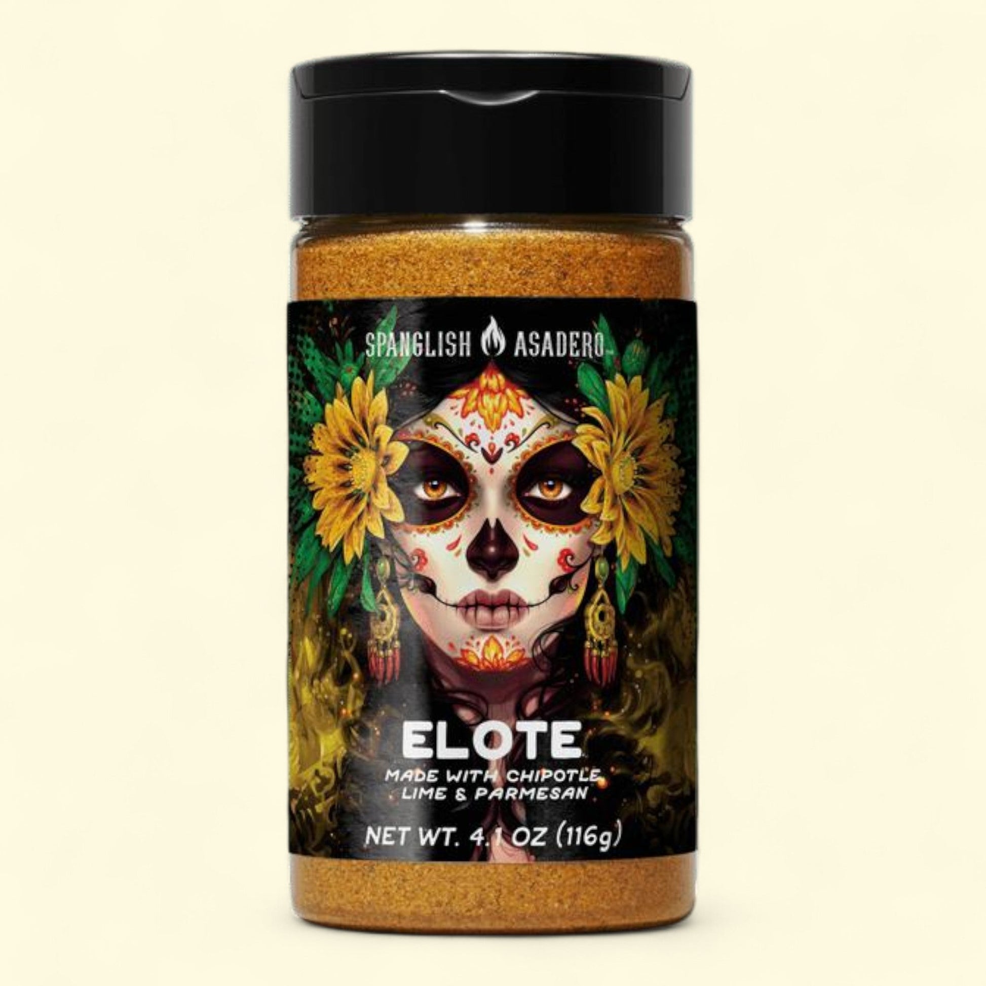 Spanglish Asadero Elote Seasoning Blend, 4.1 oz — authentic US product shipped worldwide by Treatspree