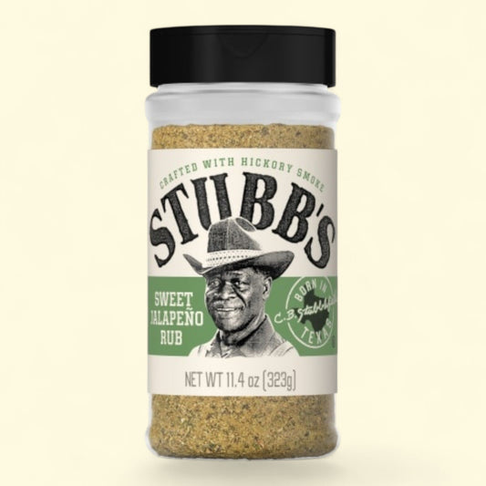 Stubb's Sweet Jalapeno Rub, 2.5 oz — authentic US product shipped worldwide by Treatspree