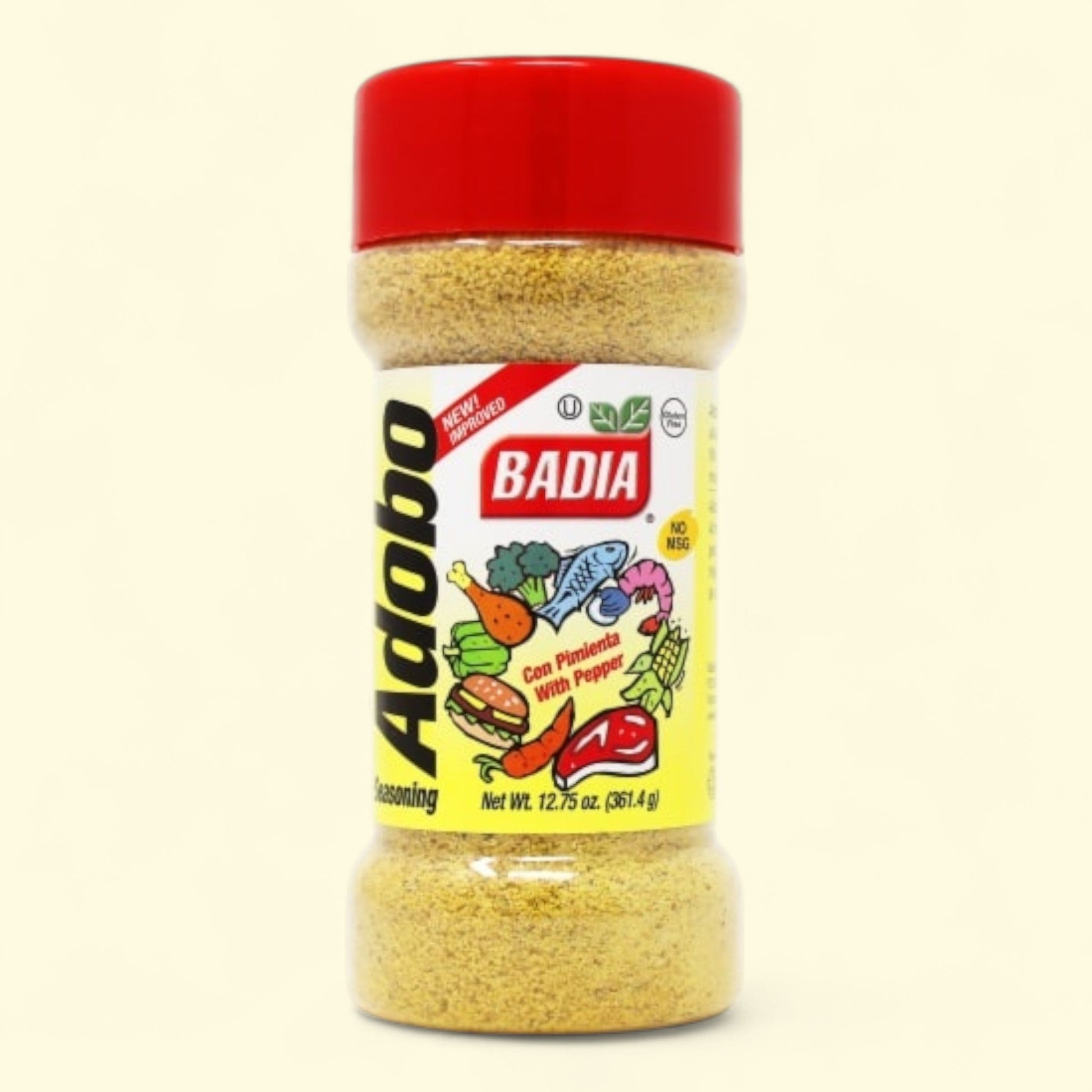 Badia Adobo with Pepper Seasoning Blend, 7 oz — authentic US product shipped worldwide by Treatspree