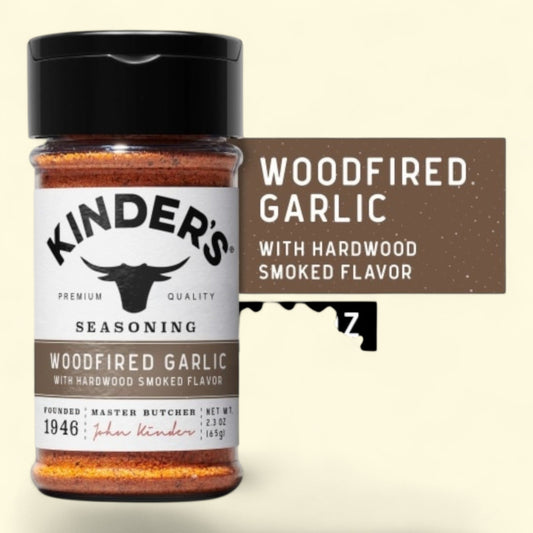 Kinder's Woodfired Garlic Rub, 2.3 oz — authentic US product shipped worldwide by Treatspree