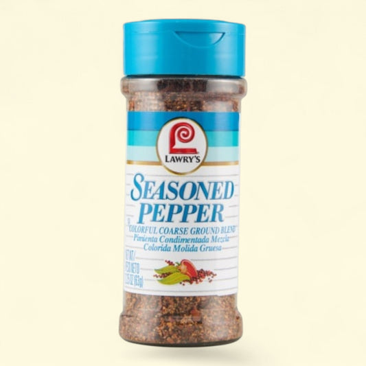 Lawry's Coarse Ground Blend Seasoned Pepper, Colorful, 2.25 oz