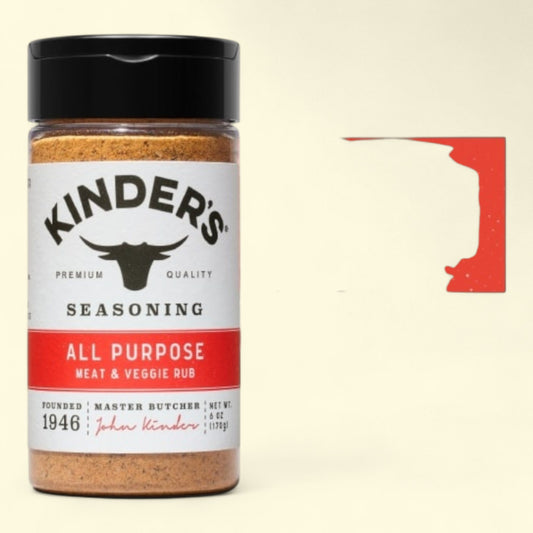 Kinder's All Purpose Meat & Veggie Rub, 6 oz — authentic US product shipped worldwide by Treatspree