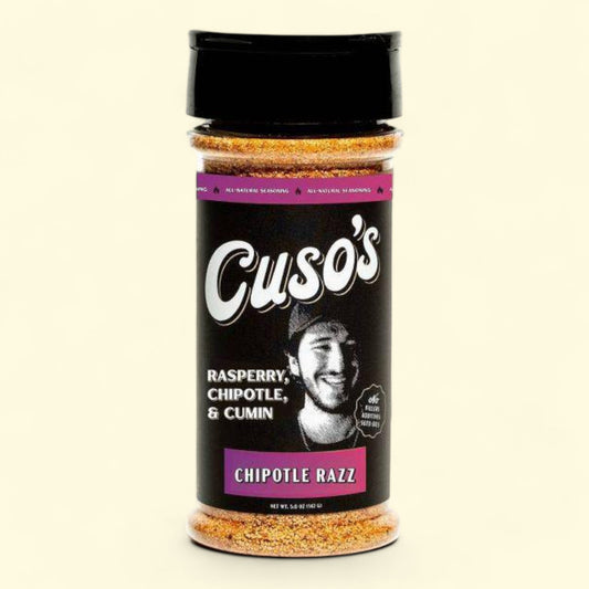 Cuso Cuts BBQ Dry Rub Chipotle Raspberry Habanero Seasoning, 5oz