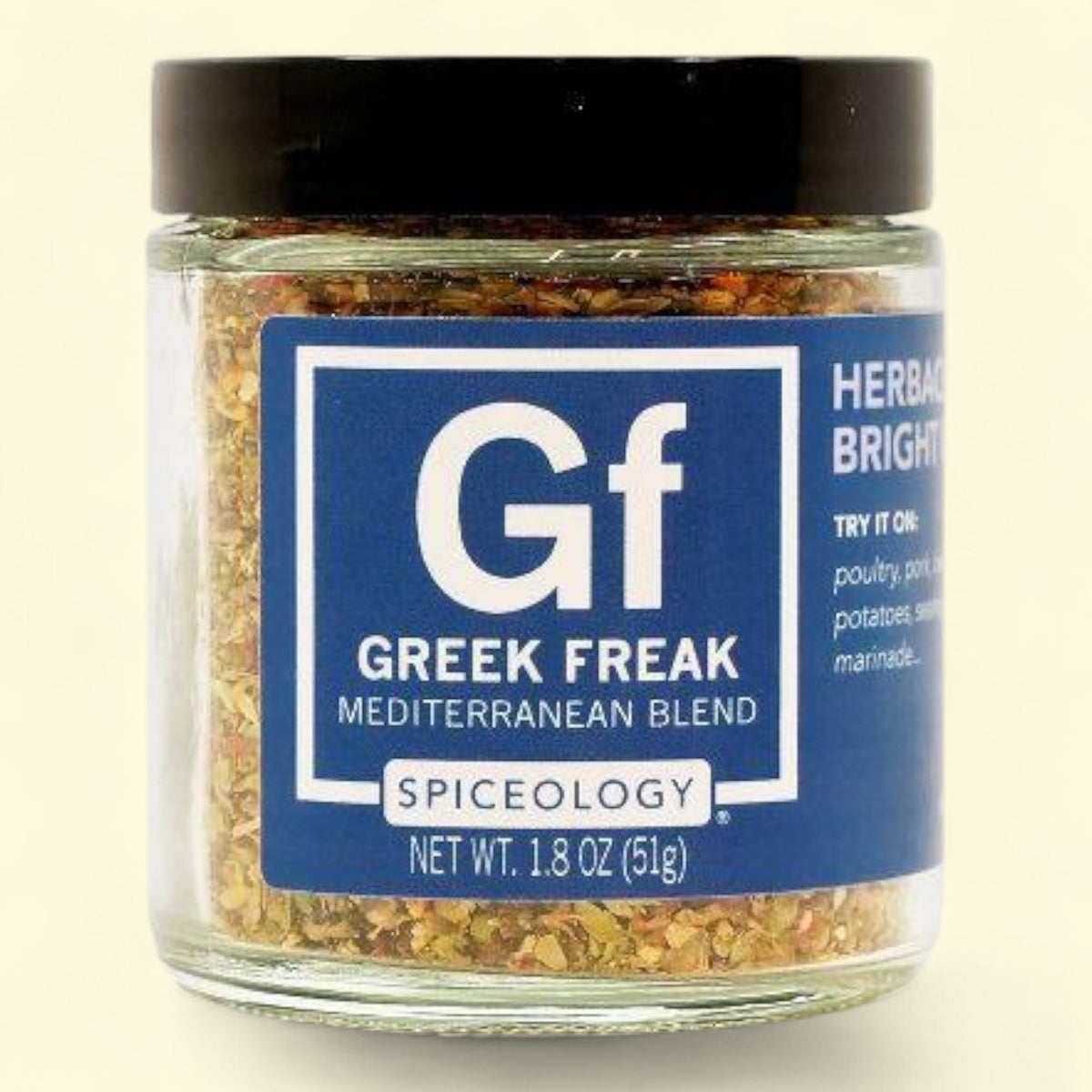 Spiceology Greek Freak Mediterranean Blend, 1.8oz — authentic US product shipped worldwide by Treatspree