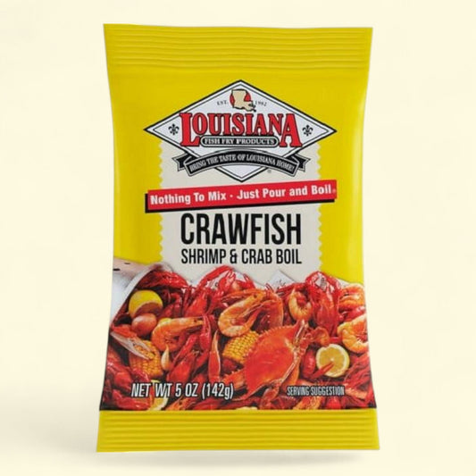 Louisiana Fish Fry Crawfish, Crab and Shrimp Boil, 5 oz