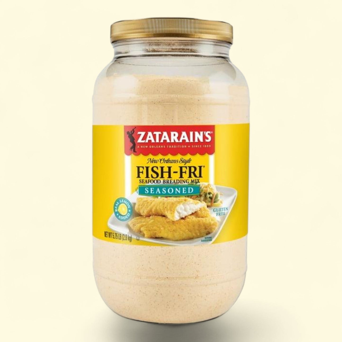 Zatarain's Seasoned Fish Fri, 5.75 lb Jar