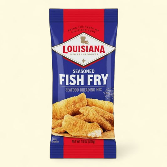 Louisiana Fish Fry Products Crispy Seasoned Fish Fry, 10 oz
