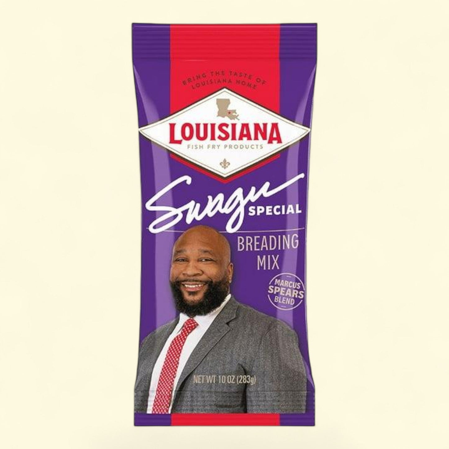 Louisiana Fish Fry Products Swagu Special Crispy Seafood Breading Mix, 10 oz.
