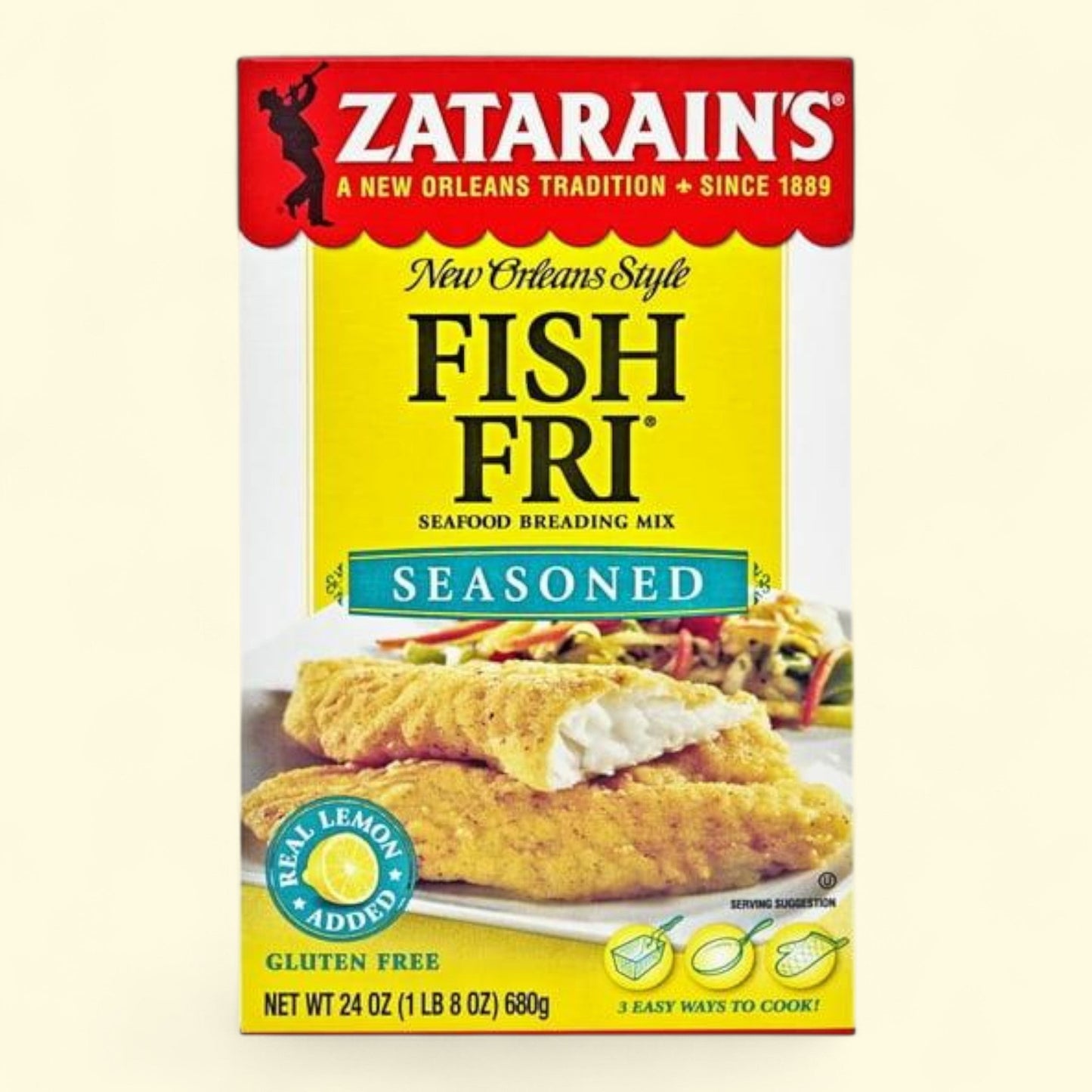 Zatarain's Seasoned Fish Fri, 24 oz