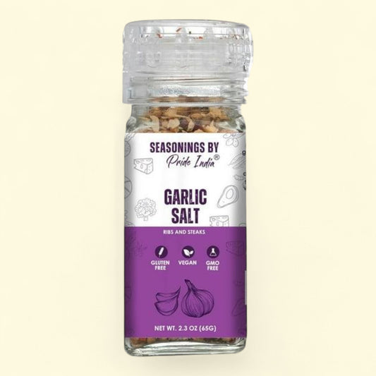 Himalayan Pink Salt Minced Garlic Mix, 2.3 oz (65 gm)