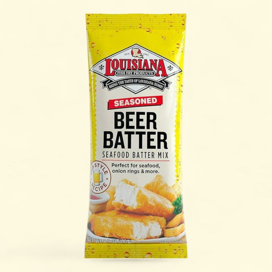 Louisiana Fish Fry Products Seasoned Beer Batter Mix, 8.5oz