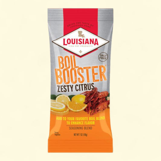 Louisiana Fish Fry Products Boil Booster Zesty Citrus Seasoning Mix, 7 oz