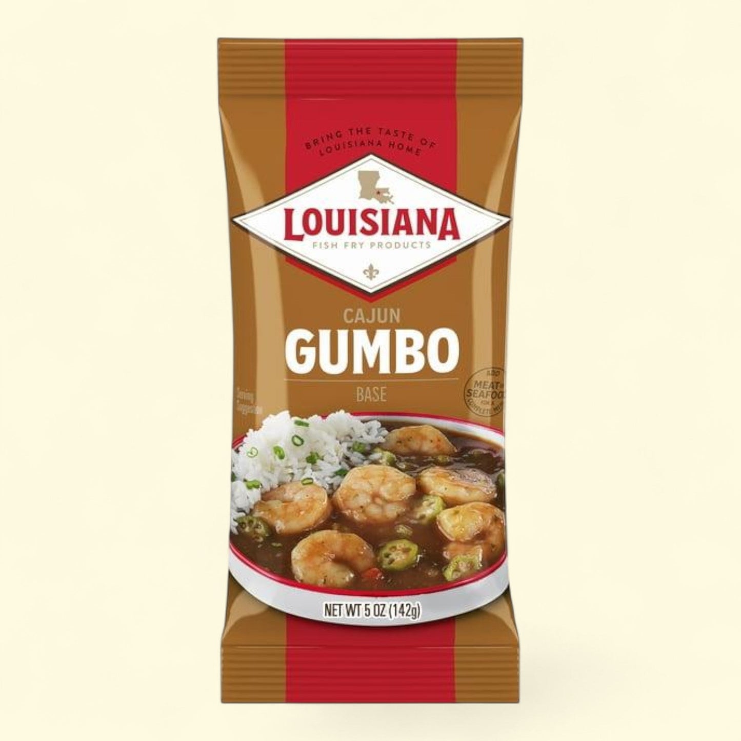 Louisiana Fish Fry Products Gumbo Base Seasoning Mix, 5 oz