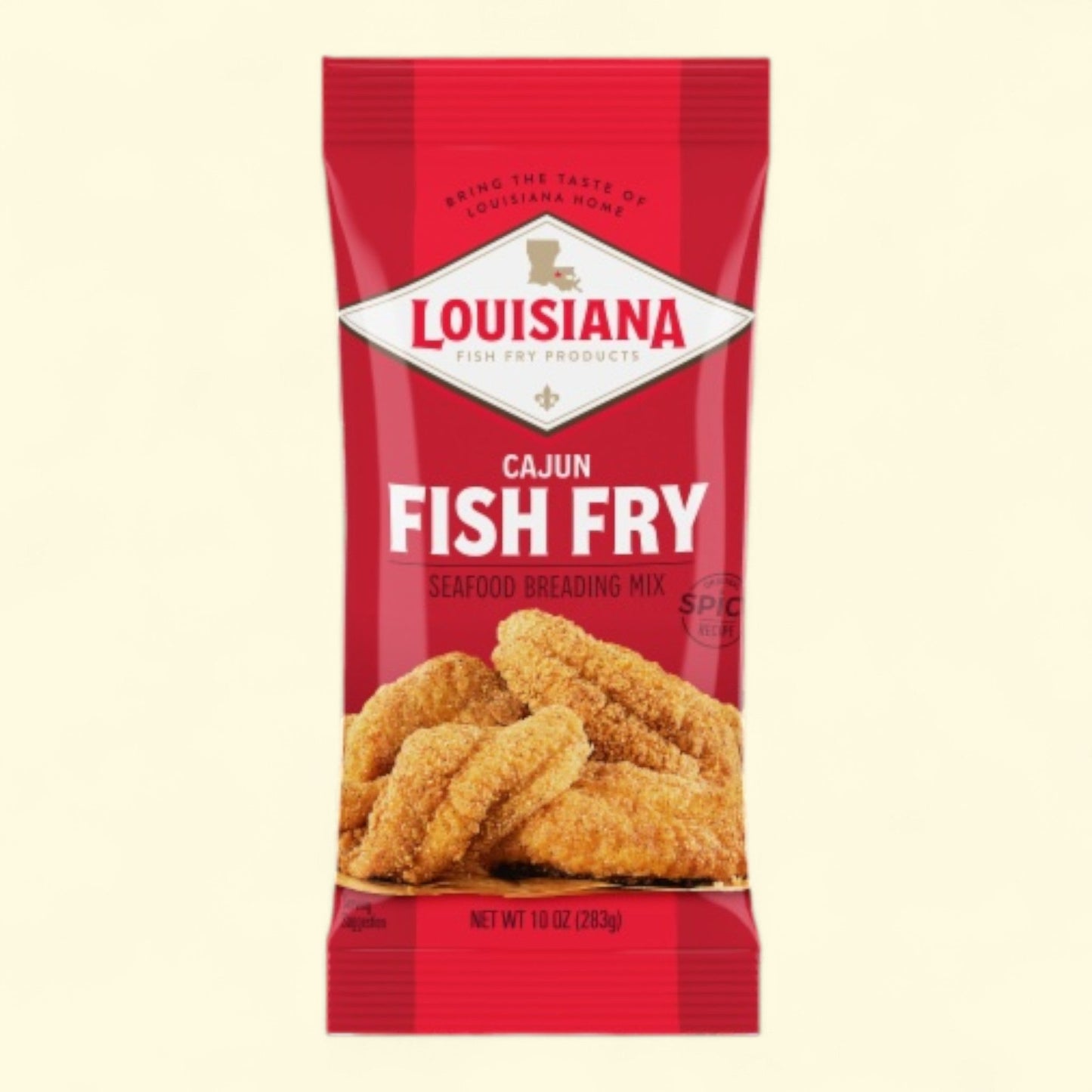Louisiana Cajun Crisp Fish Fry, Seafood Breading Mix, 10 oz — authentic US product shipped worldwide by Treatspree