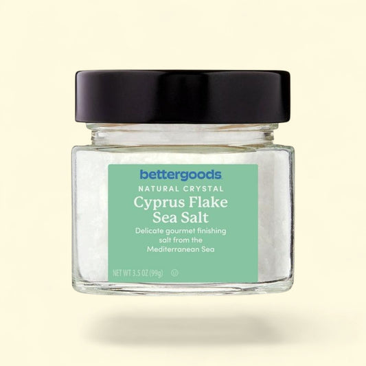 BetterGoods Cyprus Flake Sea Salt, 3.5 oz — authentic US product shipped worldwide by Treatspree