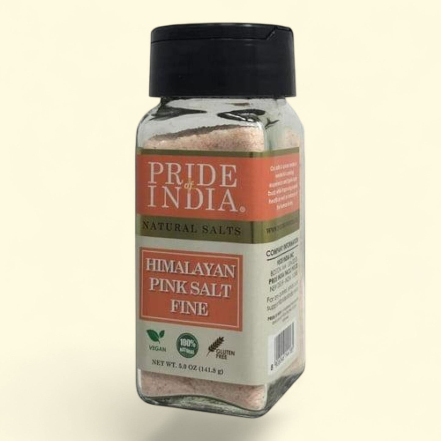 Pride of India Himalayan Pink Salt Fine Ground, 4.2 oz