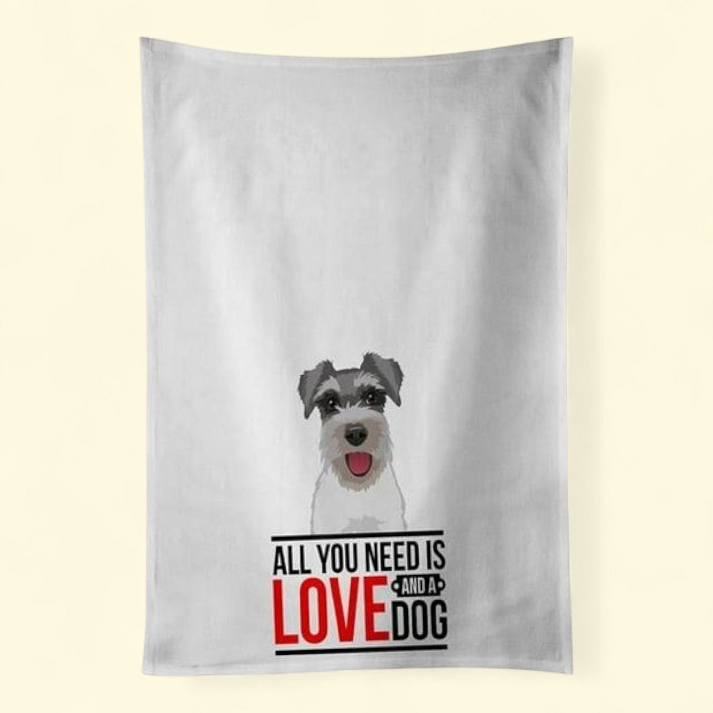 Carolines Treasures Schnauzer Salt & Pepper Dish Towels, 28 x 19 in.