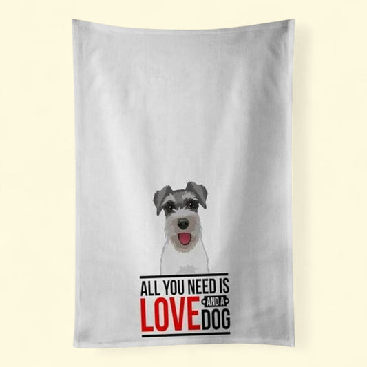 Carolines Treasures Schnauzer Salt & Pepper Dish Towels, 28 x 19 in.