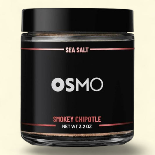 Osmo Salt Smokey Chipotle Sea Salt, 3.2 oz jar