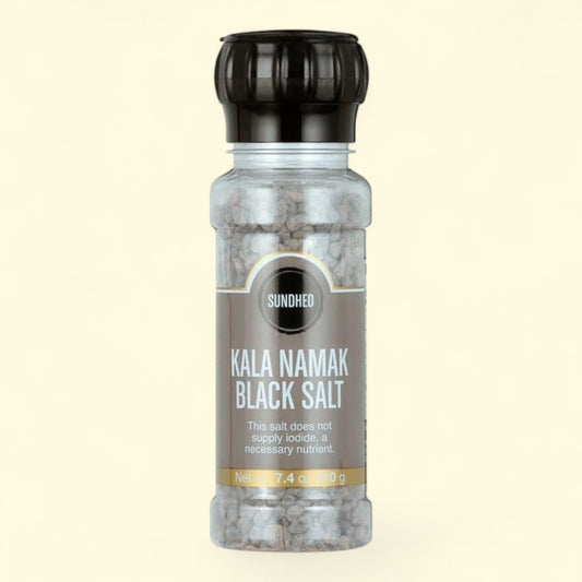 Himalayan Salt Indian Black/Kala Namak in Grinder, 7.4 Oz