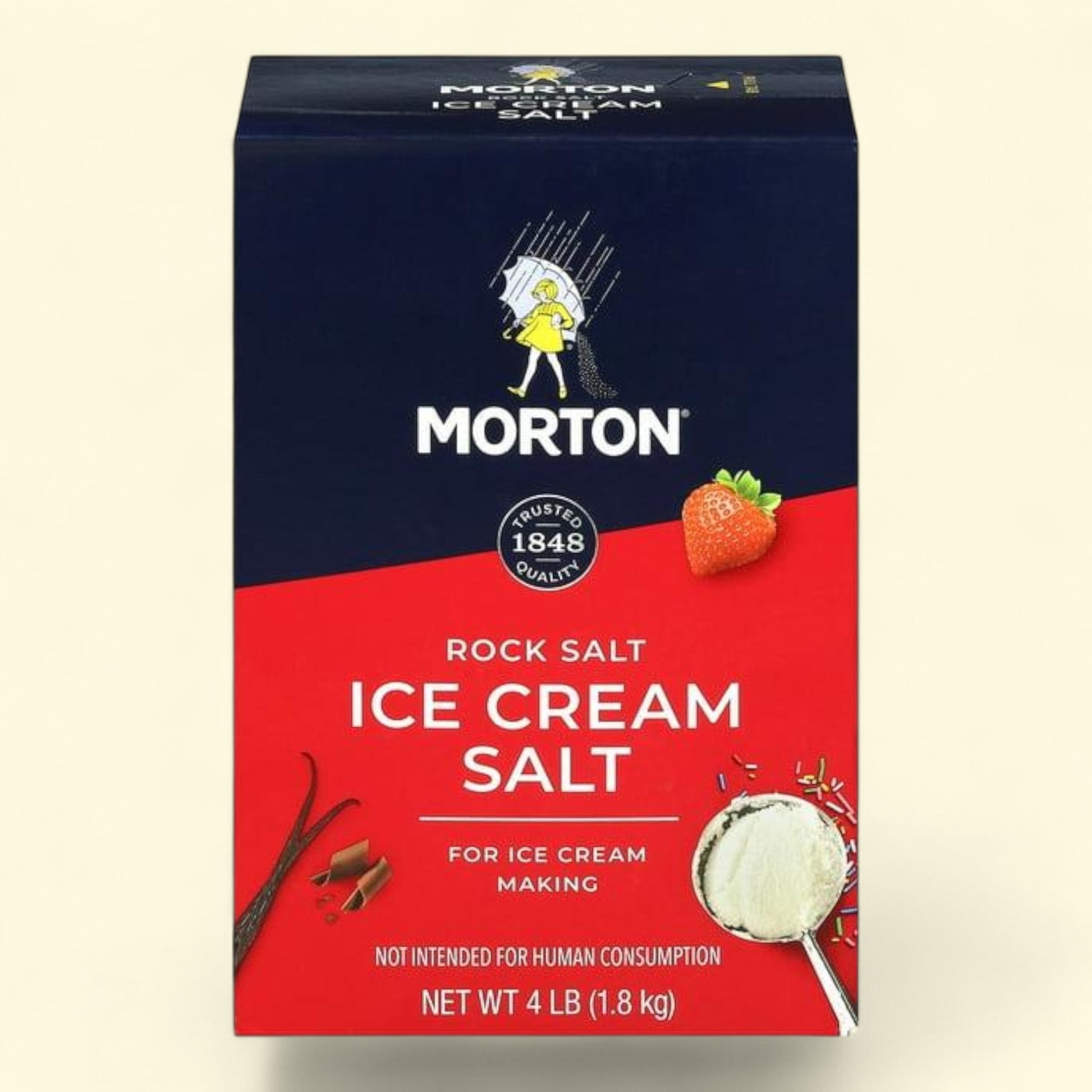 Morton Ice Cream Salt, 4 lb