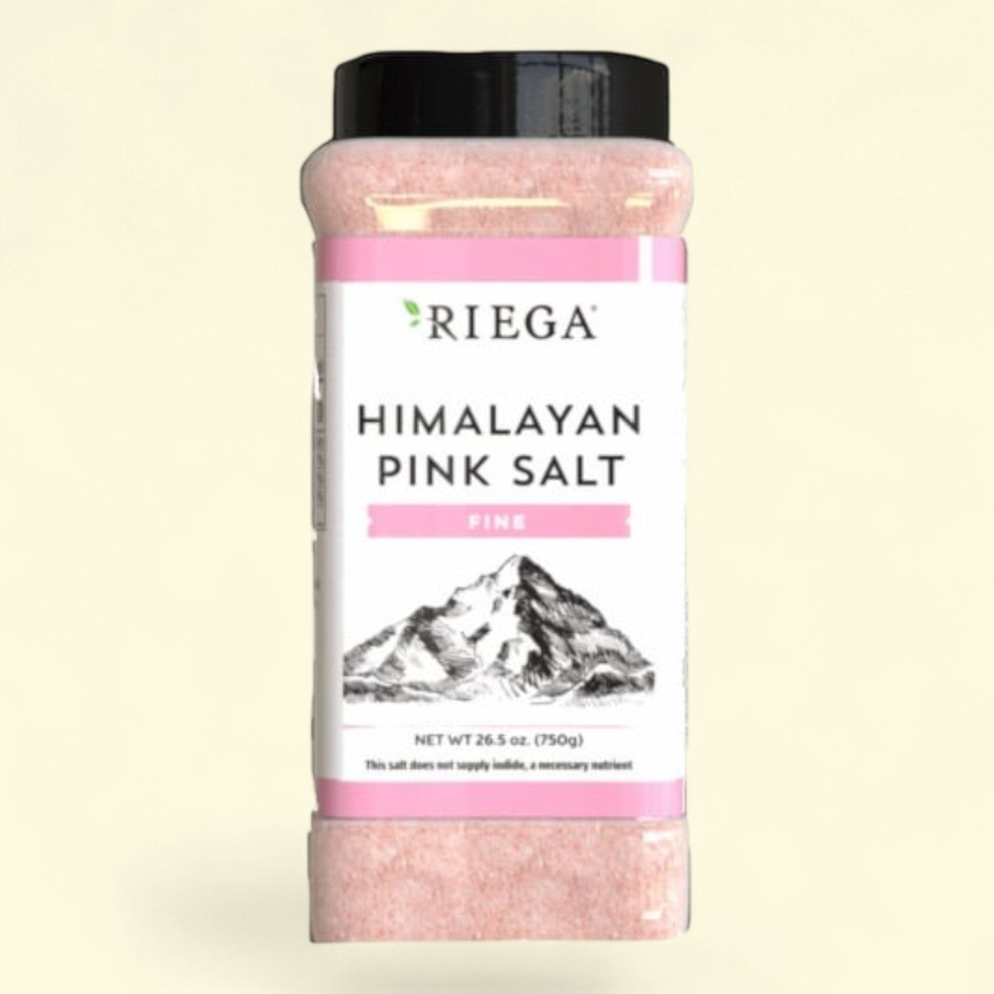 Riega Himalayan Fine Pink Salt, 26.5 oz