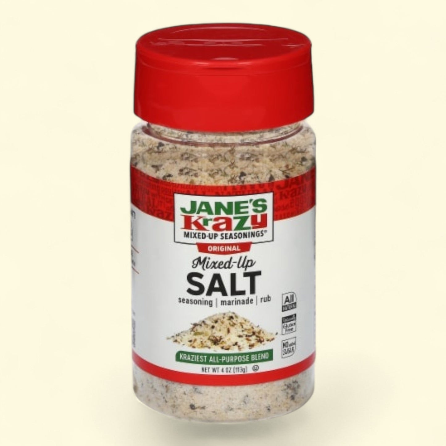 Jane's Krazy Mixed-Up Seasonings, All Purpose Salt Seasoning, 4 oz