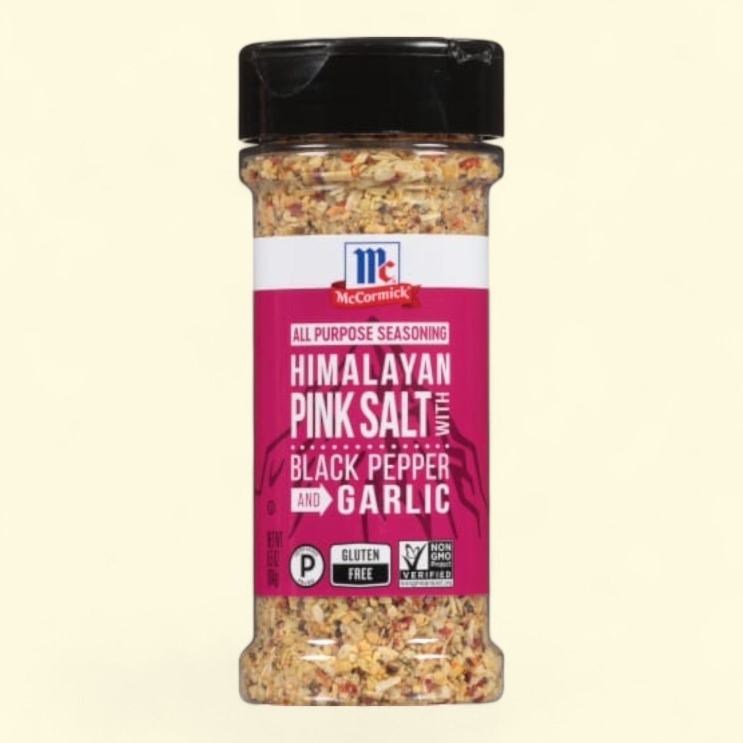 McCormick All Purpose Seasoning, Himalayan Pink Salt with Black Pepper and Garlic, 6.5 oz