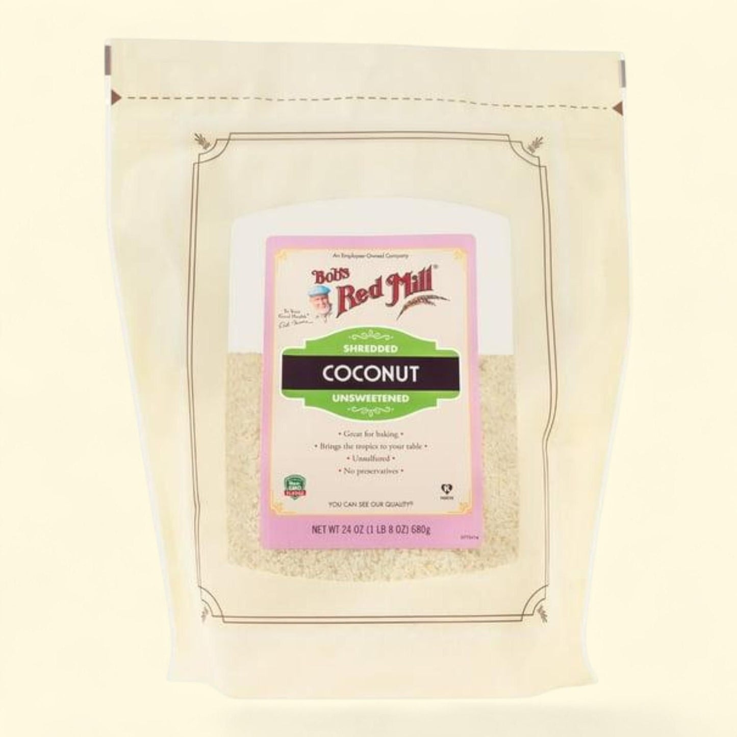 Bob's Red Mill Shredded Unsweetened Coconut, 24 oz.