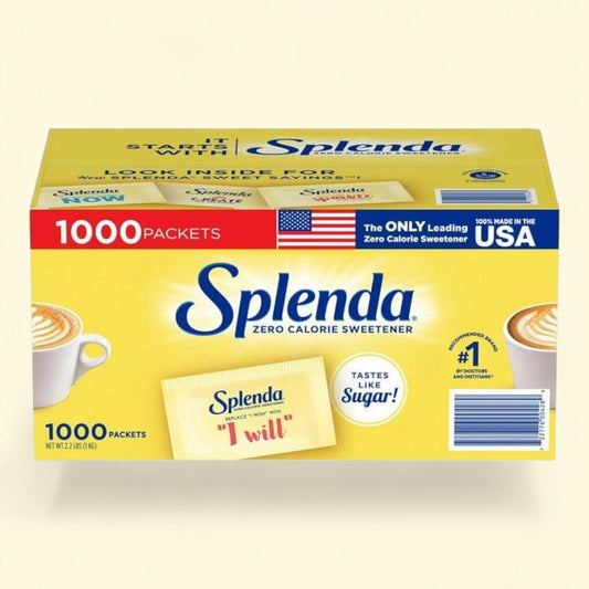 Splenda Sweetener Packets, 1,000 ct. — authentic US product shipped worldwide by Treatspree