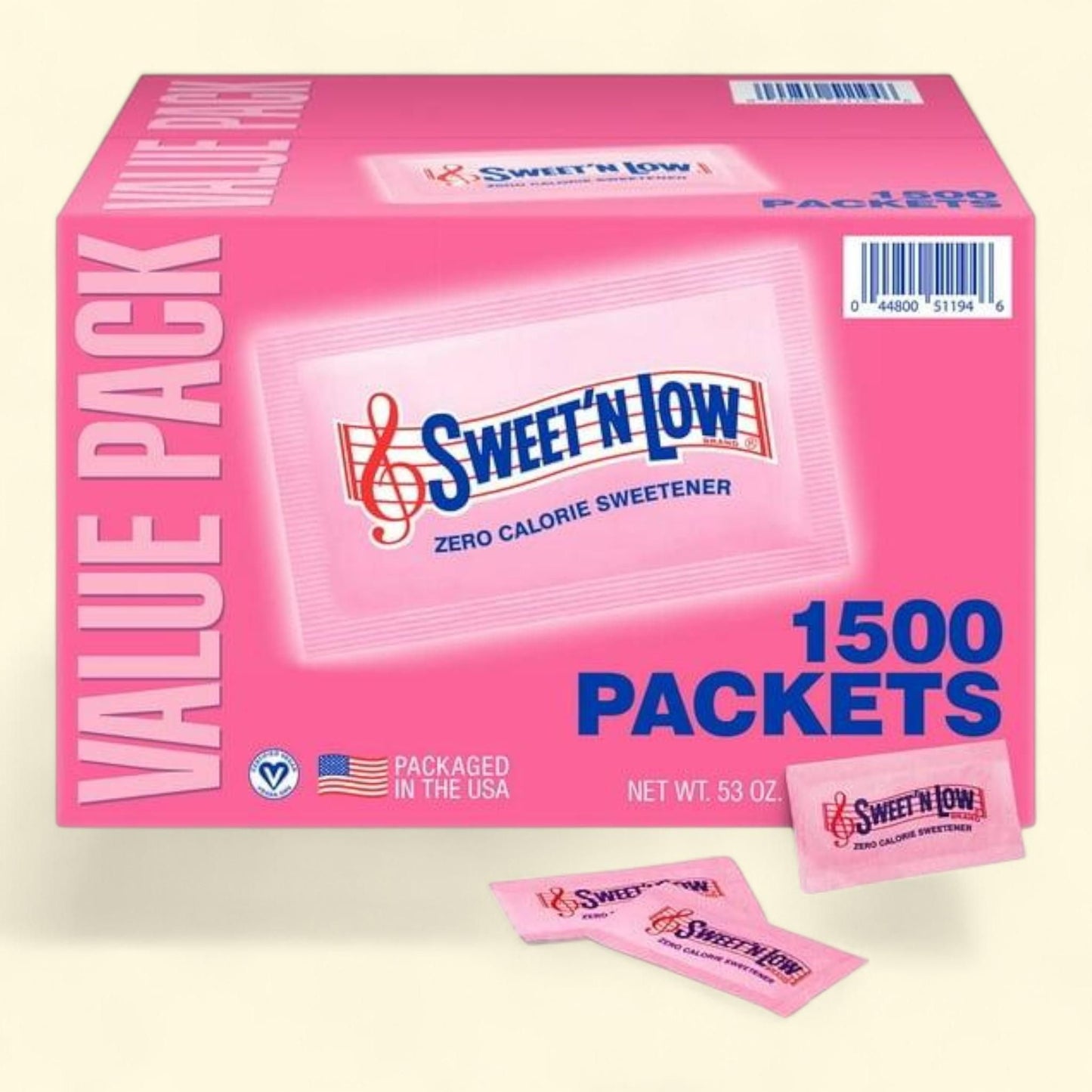 Sweet'N Low Sweetener Packets, 1,500 ct.