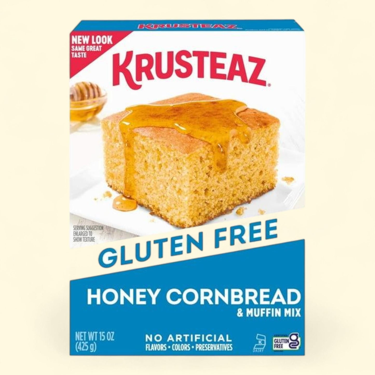Krusteaz Honey Cornbread & Muffin Mix, 15 oz. — authentic US product shipped worldwide by Treatspree