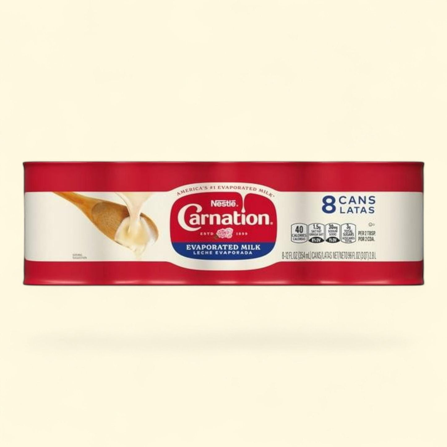Carnation Evaporated Milk, 12 fl. oz. cans, 8 pk.
