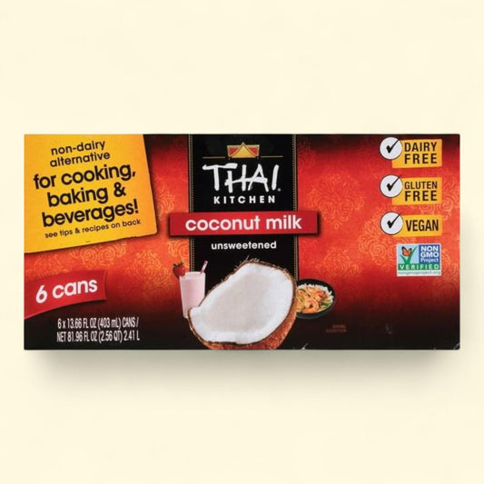 Thai Kitchen Coconut Milk, 13.66 fl. oz. cans, 6 pk.