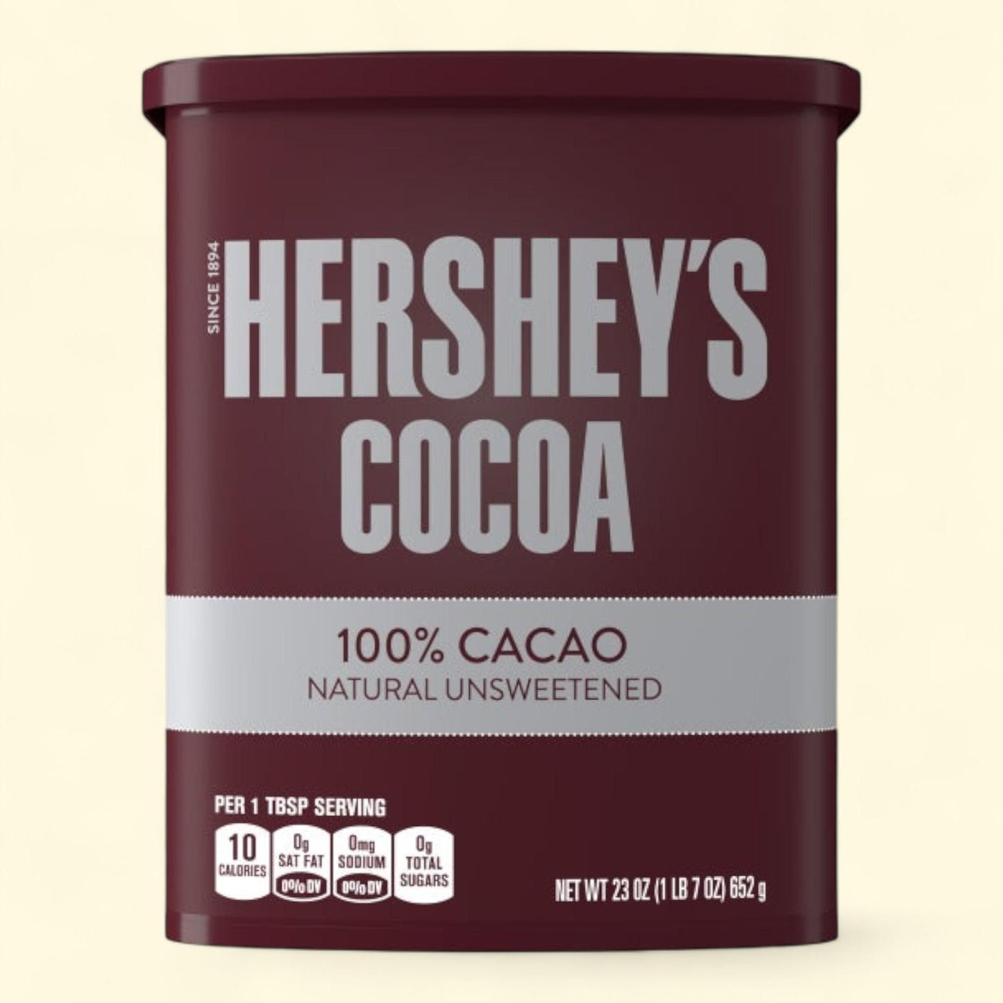 Hershey's Cocoa, 100% Cacao, Natural Unsweetened, 23 oz