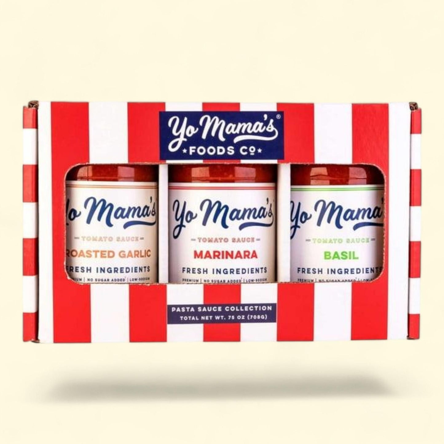 Yo Mama's Foods Italian Pasta Sauce, 25 oz., 3 pk.