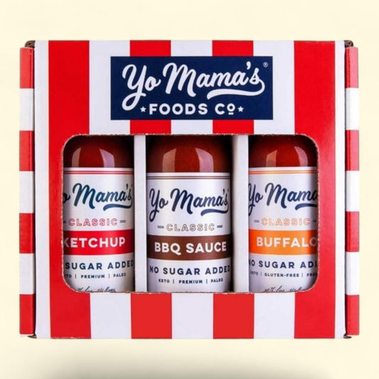 Yo Mama's Foods Keto Condiments Variety Pack, 42 oz.