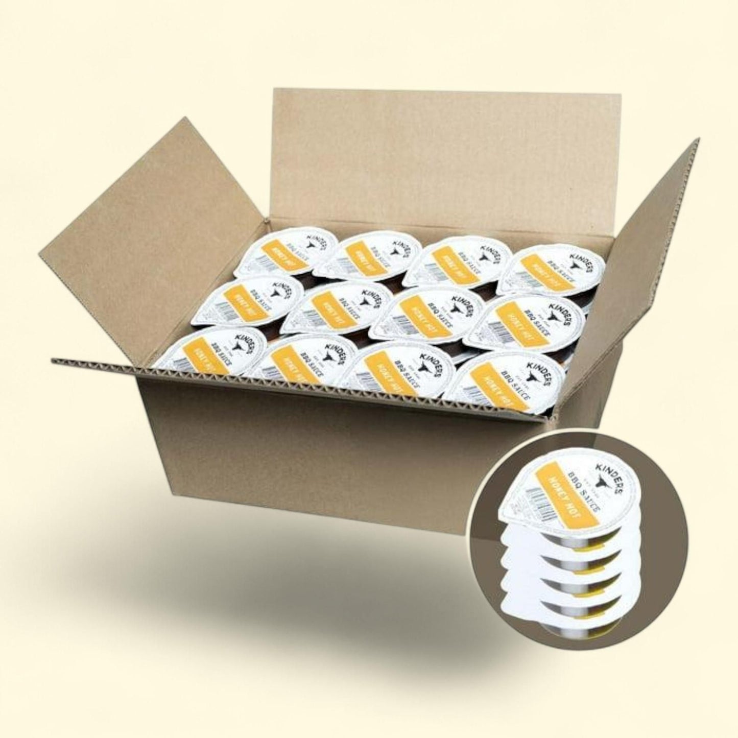 Kinder's Honey Hot BBQ Sauce Cups, 2 oz., 60 pk.